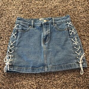 Pacsun Denim Mini Skirt